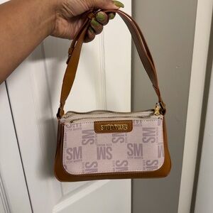 Steve Madden Pink and Brown Women's Bag